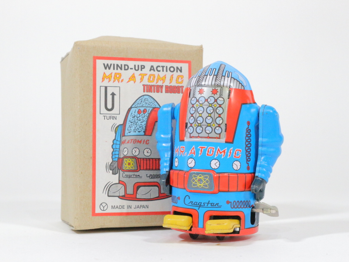 WIND-UP ACTION MR.ATOMIC TINTOY ROBOT ブリキ ロボット 日本製 