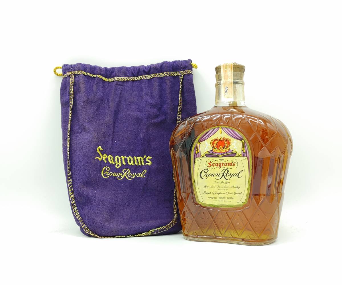 全国送料無料】クラウンローヤル 1968 Seagram's Crown Royal Fine De