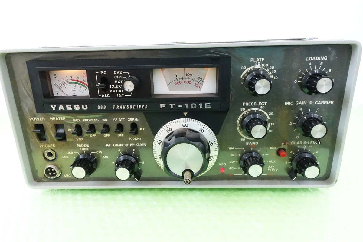 FT-101E【YAESU】HF（SSB，CW，AM）100W トランシーバー 部品取り等に