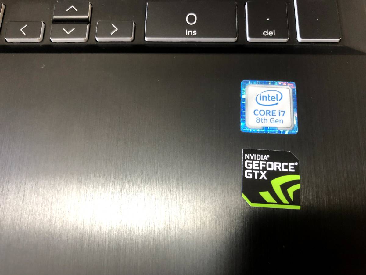 HPゲーミングノートpc cpu-i7 gpu-NVIDIA GeForce GTX 1050 ram-16gb 