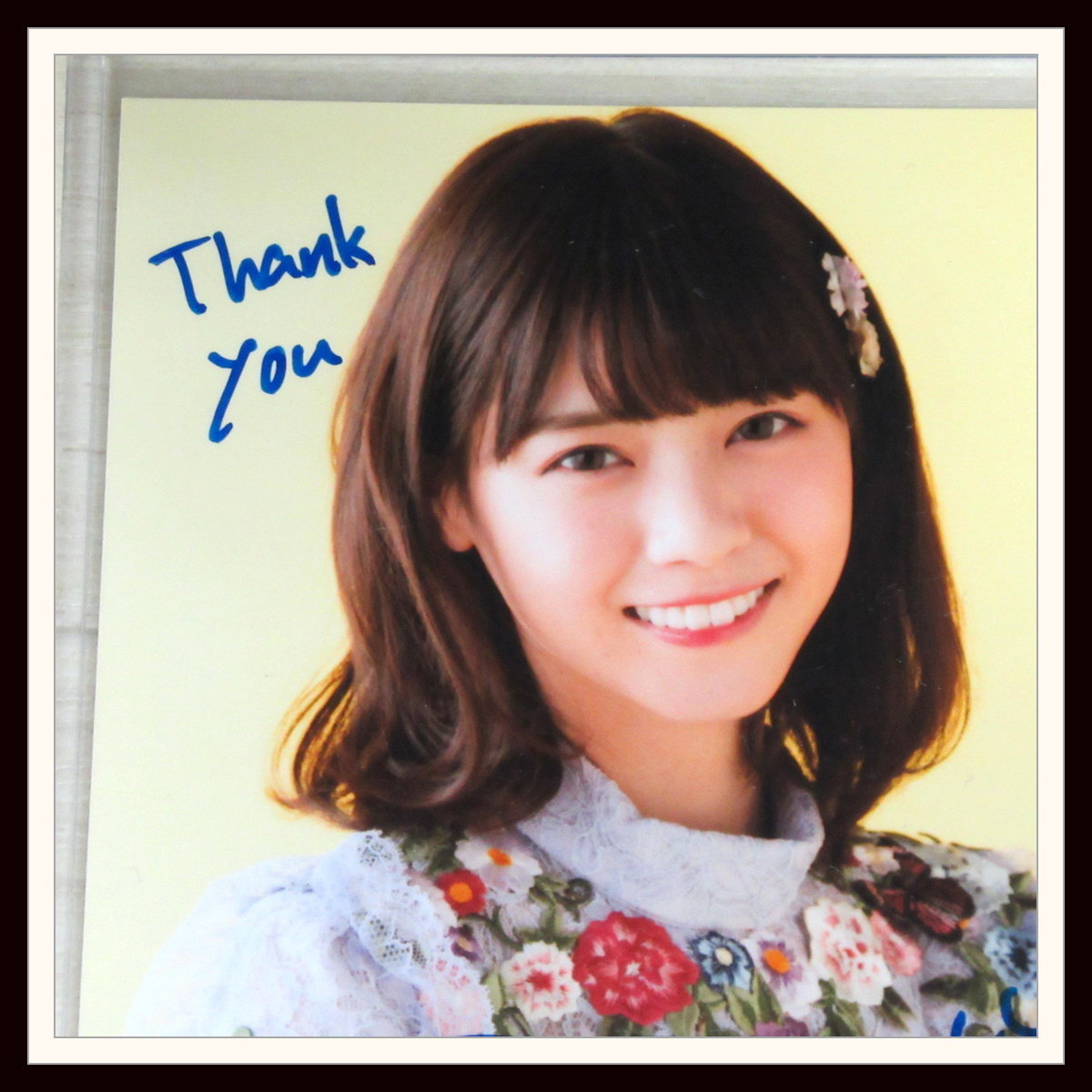 美品 乃木坂46 西野七瀬 「乃木選」2016 APRIL 直筆サイン 生写真 C【I1【