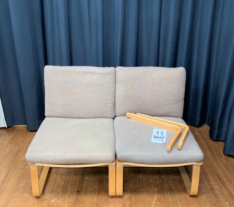 北*読様 無印良品 リビングでもダイニングでもつかえるソファチェアA