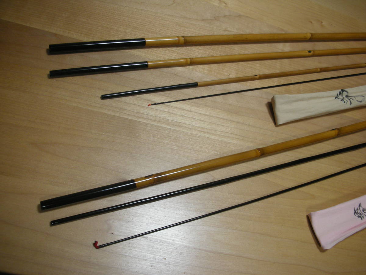 竹竿　夢集　口巻き11尺2寸　9尺2本セット_3