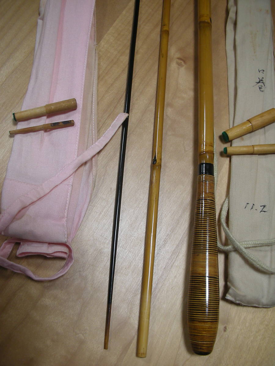竹竿　夢集　口巻き11尺2寸　9尺2本セット_5