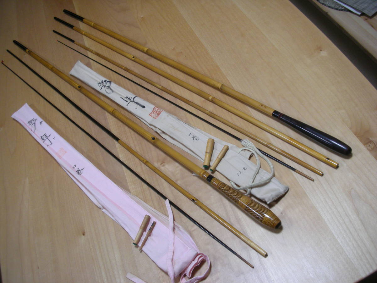 竹竿　夢集　口巻き11尺2寸　9尺2本セット_7