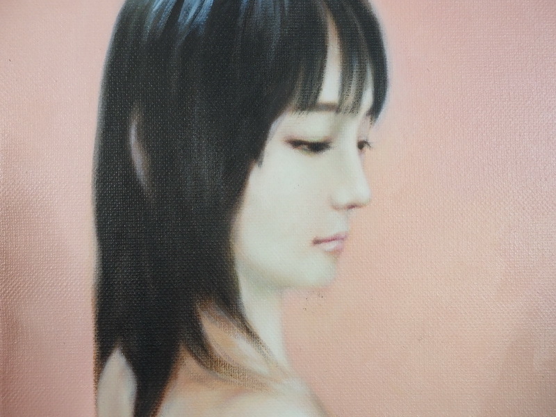 〇 人物 裸婦像 日本人物画 F6号／額装 山田惣右衛門 油彩 〇の入札