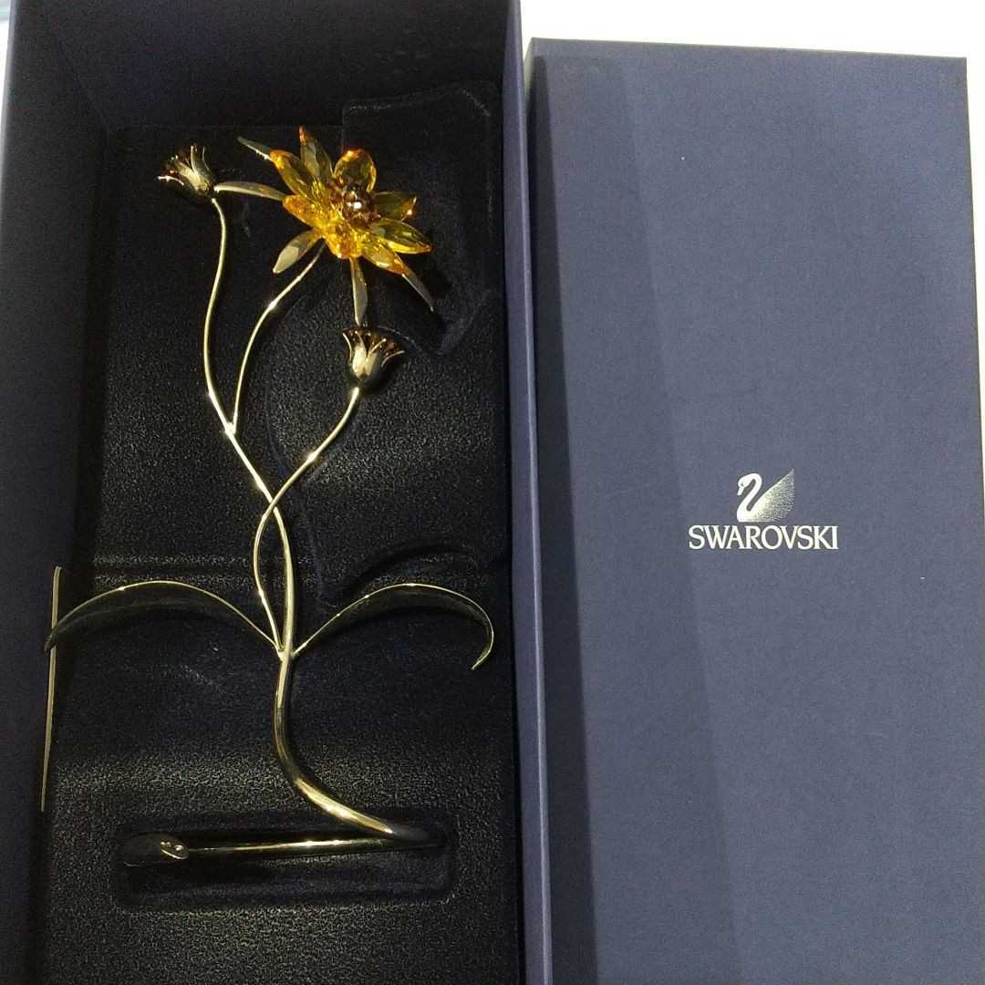 インテリア小物 スワロフスキー Darigold, Light Topaz 置物 管mpr