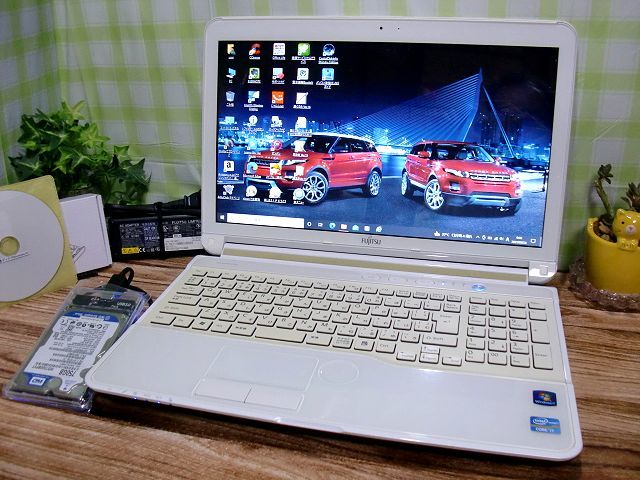 高性能Core i7 最新21H1Ver.Windows10Pro Office2019 新品SSD512GB+HDD750GB【LIFEBOOK AH77/E】メモリ4G/WiFi/HDMI/ブルーレイ再生/WebCam