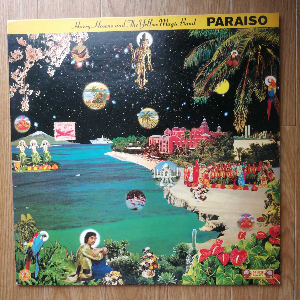 初回赤ラベル・オリジナル盤】細野晴臣「はらいそ」アナログ盤LP ALR 