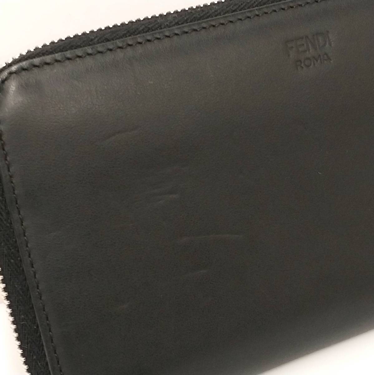 FENDI フェンディ モンスター バグズ ラウンドジップ メンズ 長財布