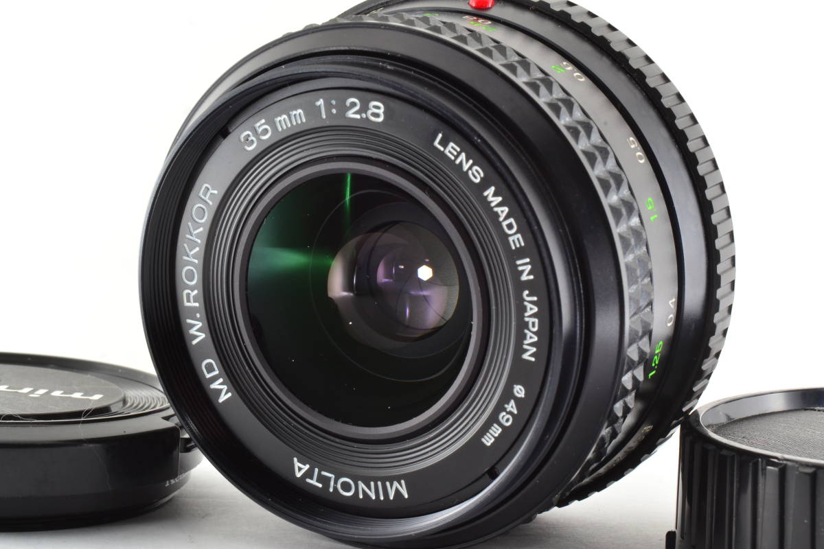 ☆minolta srt101＊md 28mm f2.8☆完動品＊美品＊初期保証