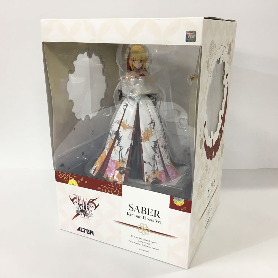 【中古美品】 Fate/stay night セイバー 着物ドレス アルター 1/７ アルトリア フィギュア 【53-210624-TA-2-TEI】