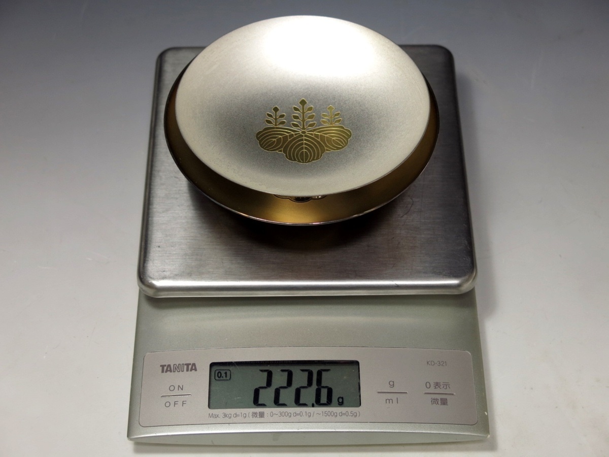 純銀杯2点セット 純銀杯 2点まとめて 222g 純銀・SILVER 1000刻印 銀盃
