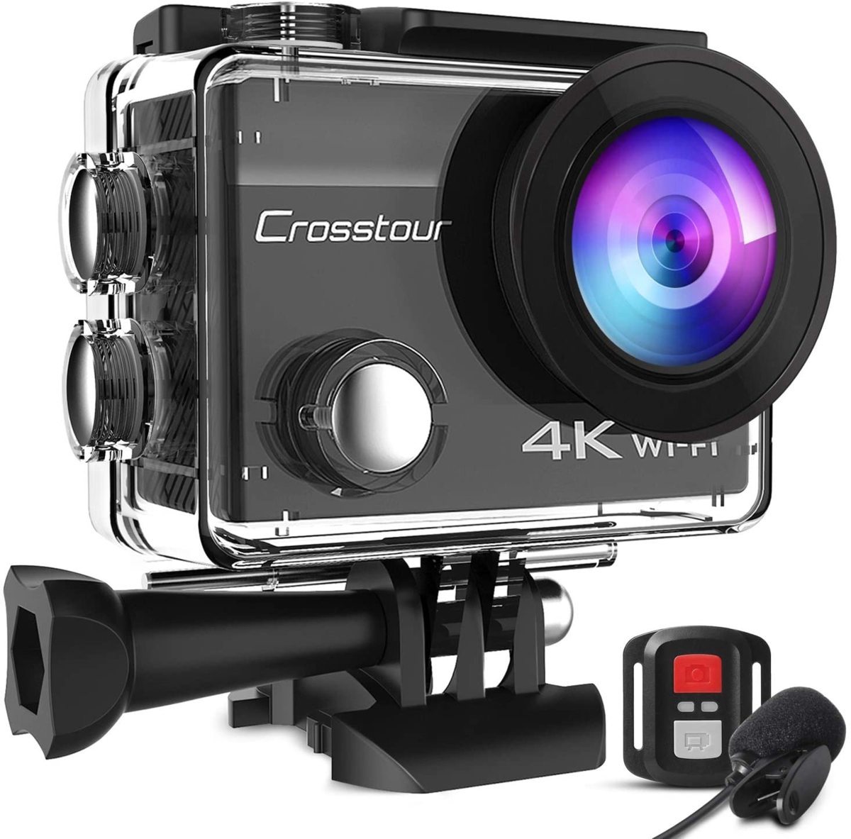 【大得価，本物保証】 / 進化版 Crosstour アクションカメラ 4K高画質 2000万画素 webカメラ 水中カメラ 外部マイク リモコン付き 日本語説明書(その他)｜売買されたオークション情報、yahooの商品情報をアーカイブ公開 その他