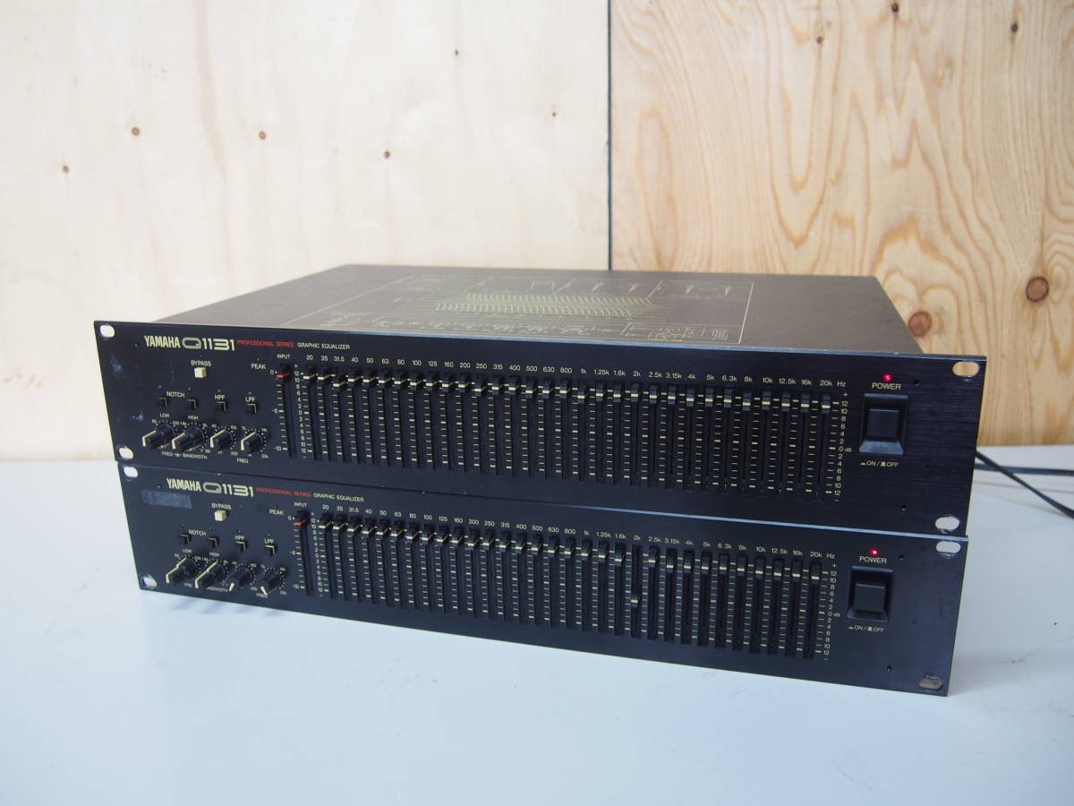 YAMAHA Q1131 グラフィックイコライザー2台セット② YAMAHA ヤマハ