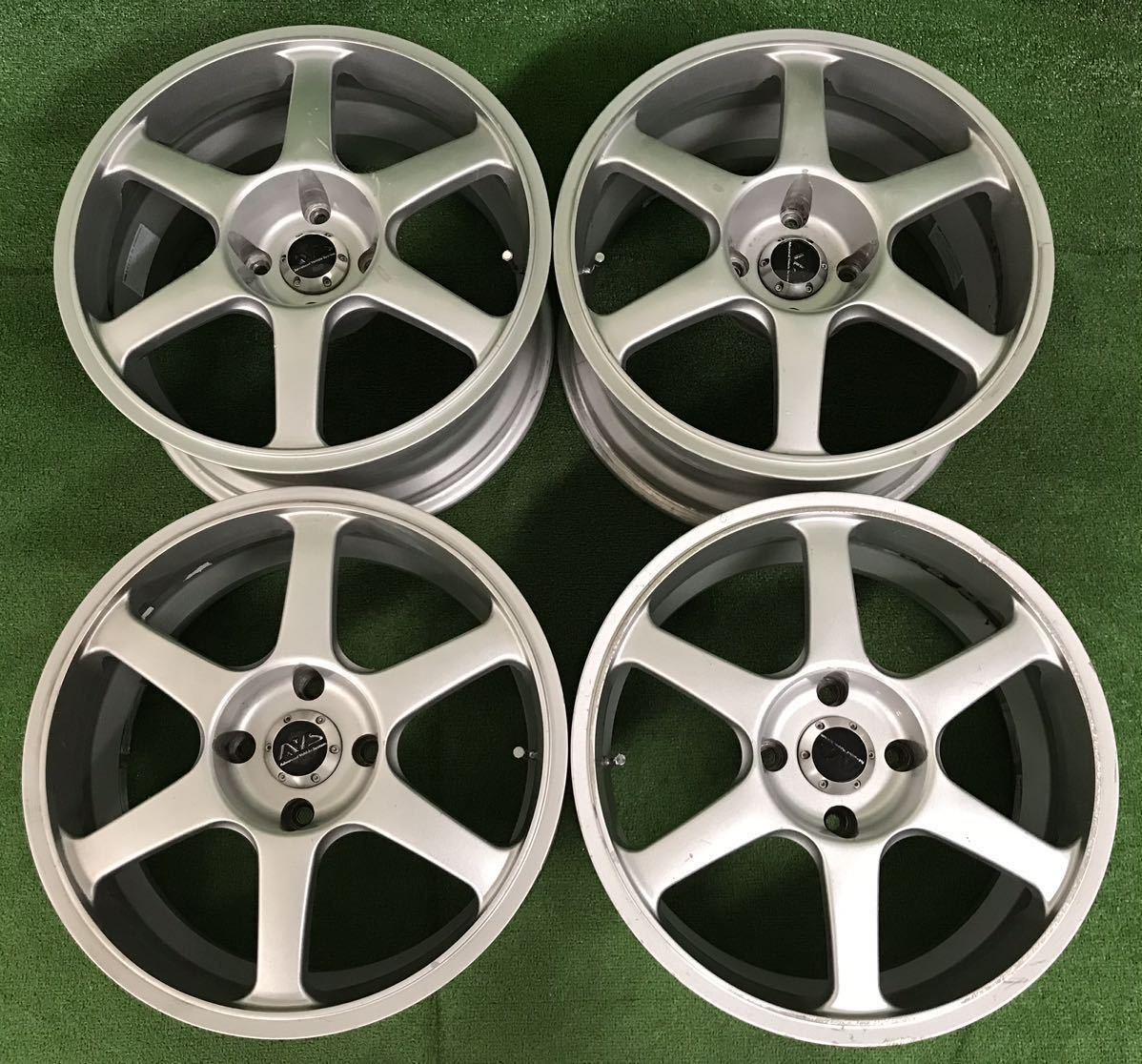 ★AVS MODEL 6 ヨコハマ製 17インチ 17×7J +35 17×8J +35 114.3 4穴 ハブ径:約73 4本 中古アルミ 日本製 ガリ傷、擦り傷あり★送料無料 AVS Yokohama | - Yahoo!オークション -avs(17インチ)の中古品・新品・未
