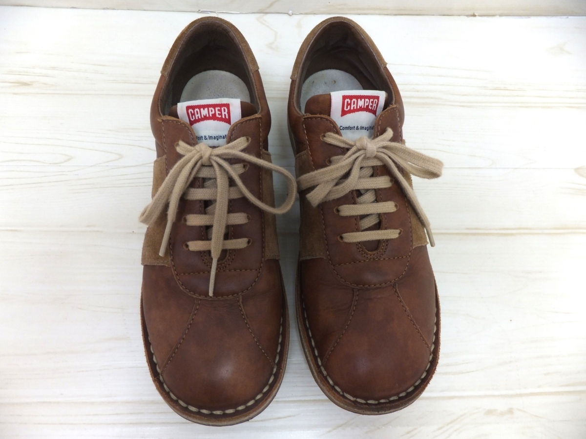 CAMPER/カンペール BROTHERS SPORT 36サイズ ブラウン 牛革 ローカット 