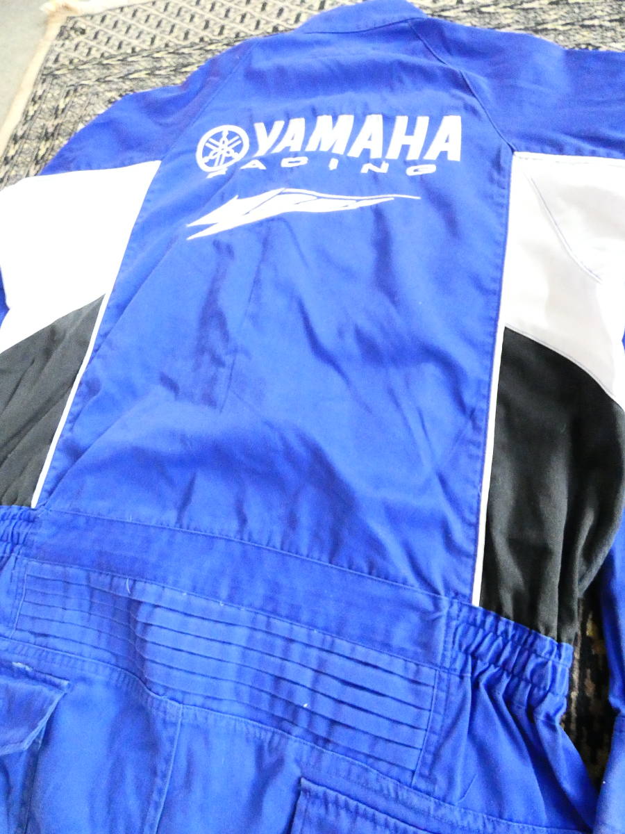 ☆100円スタート!中古品【YAMAHA RACING】ALL IN ONE★サイズ:LL ヤマハレーシング/ヤマルーブ つなぎ/作業着 DIY/ガレージライフ＠80
