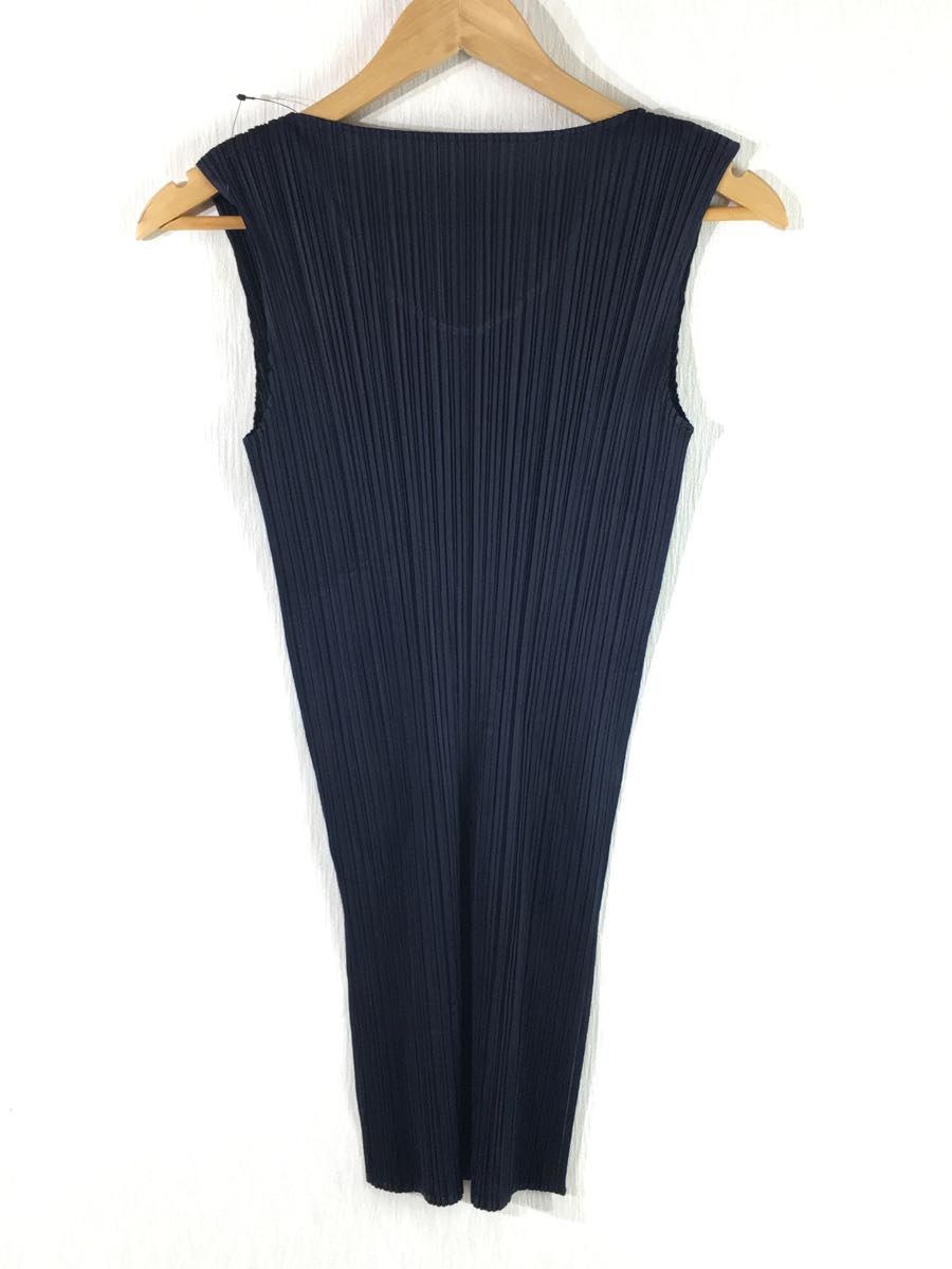 PLEATS PLEASE ISSEY MIYAKE◇ノースリーブカットソー/3/ポリエステル