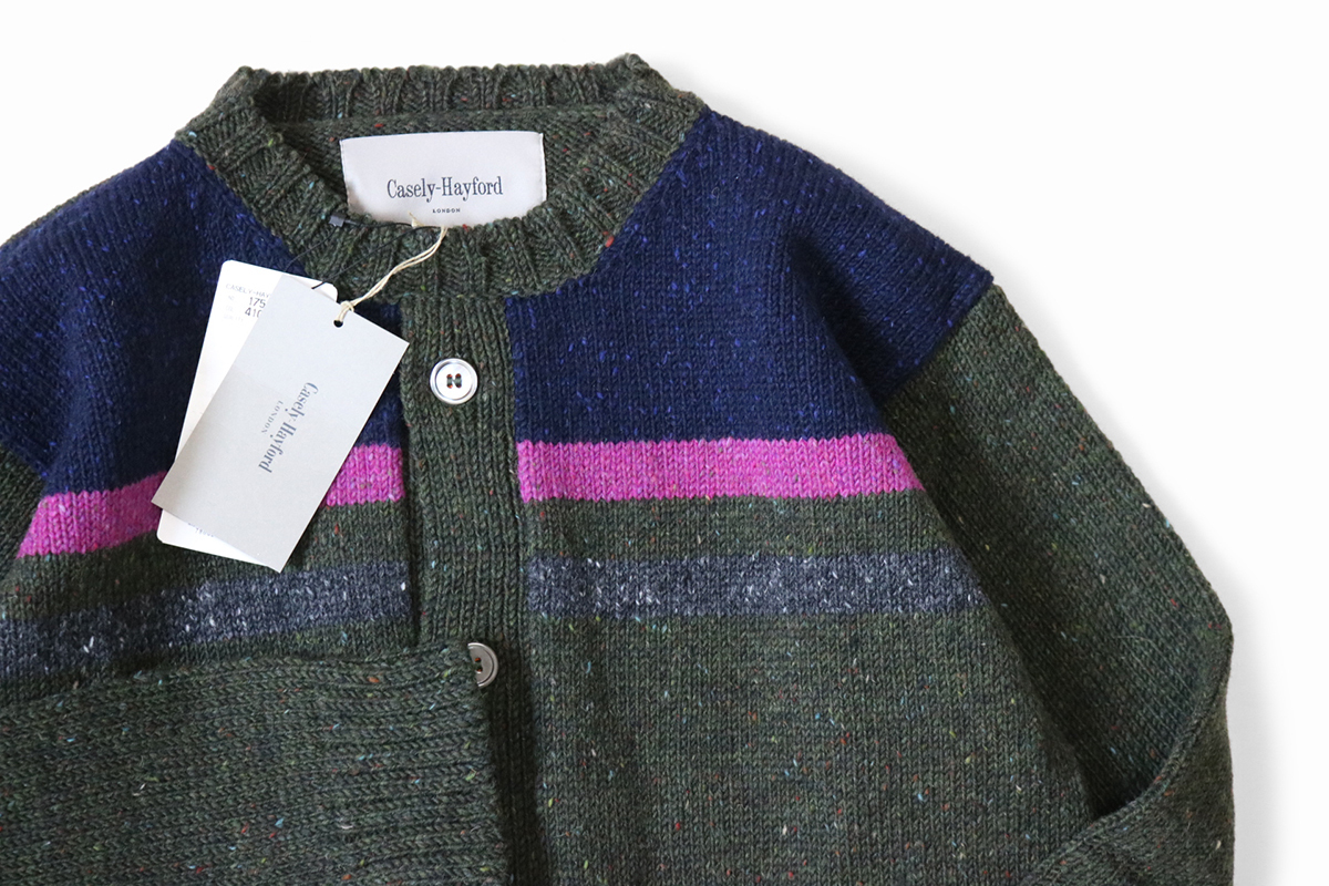 新品 定価8.5万 Casely Hayford【遊び心溢れる個性派ニット】フロント 
