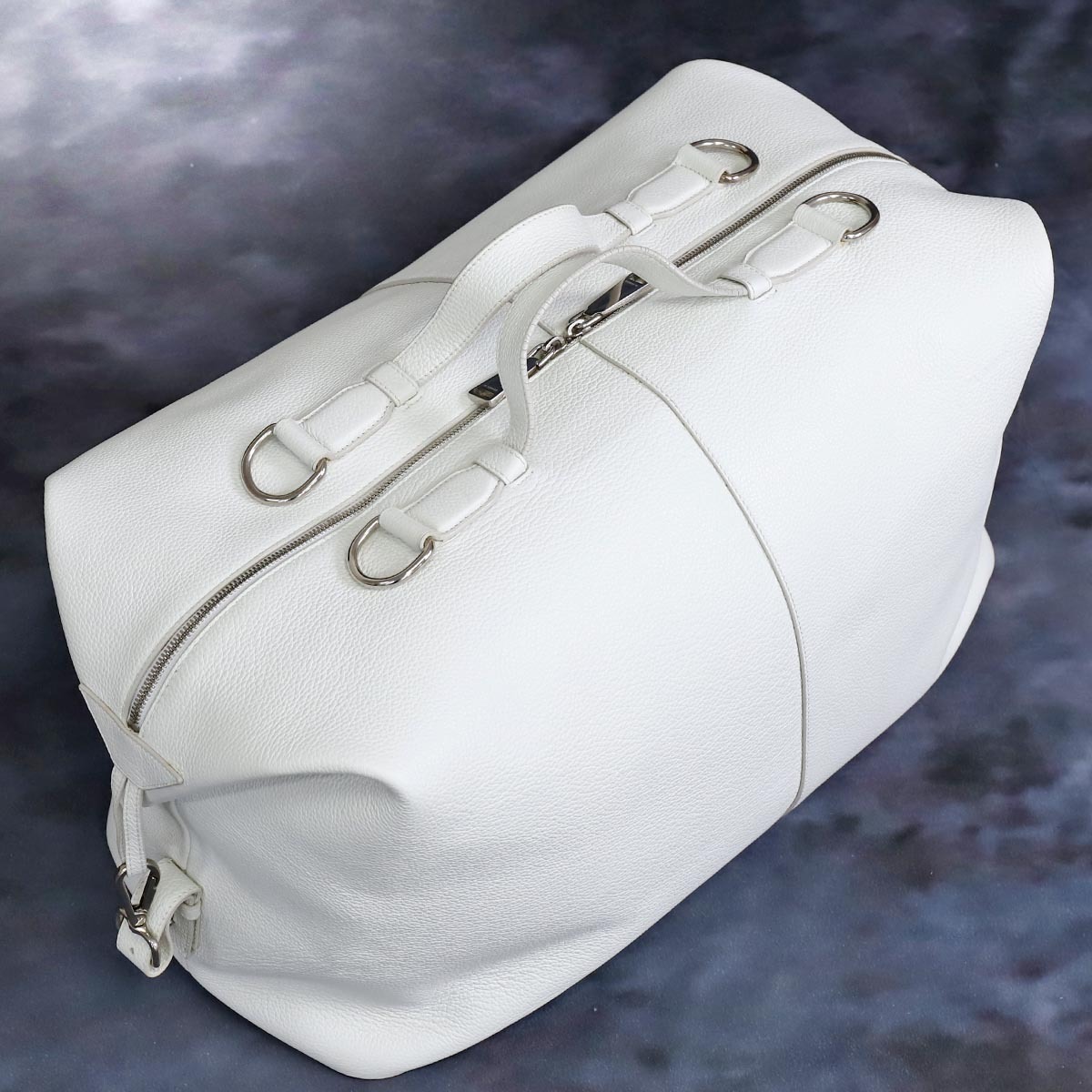 本物 超美品 ジルサンダー 極希少 フルシュリンクレザー Weekender Bag  