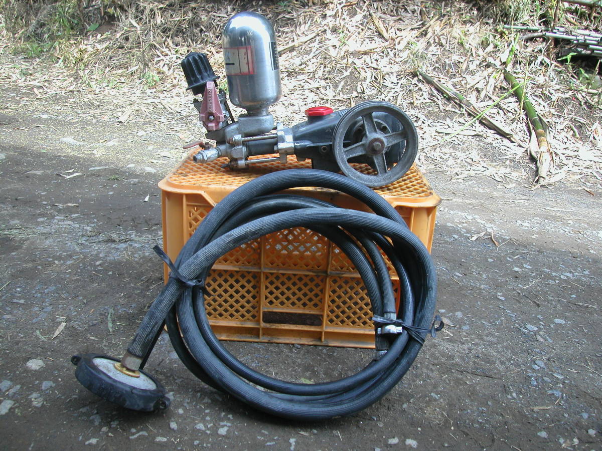 丸山 動噴 MS410 単体 ホース付き 作動確認済 噴霧器 花、園芸 【公式