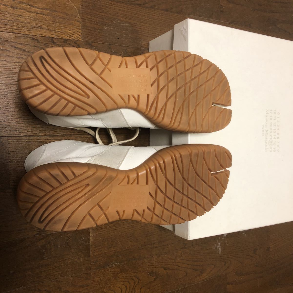 美品メゾン マルジェラ レプリカ ハイカット 41 白 Maison Margiela 