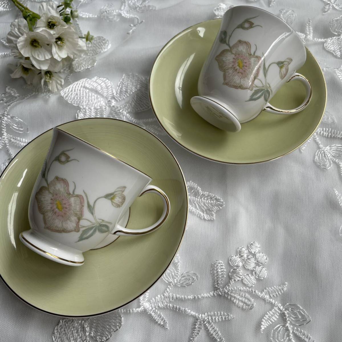 日本 Etsy roses cooper Susie スージークーパー ローズ」トリオ2客 
