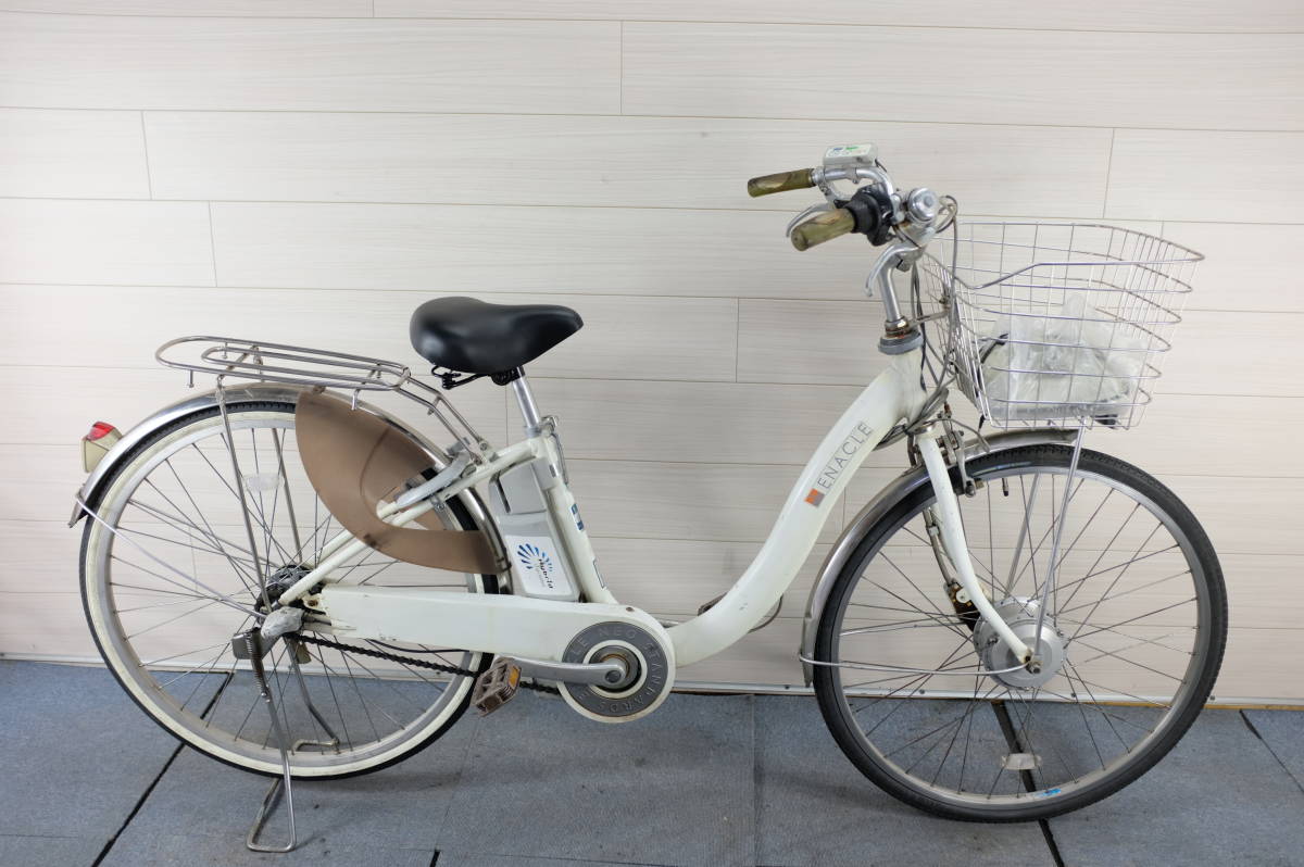 美品　自転車　ママチャリ　26インチ　群馬埼玉　栃木 Yahoo!オークション サンヨー CY-N263 ENACLE エネループ 良品