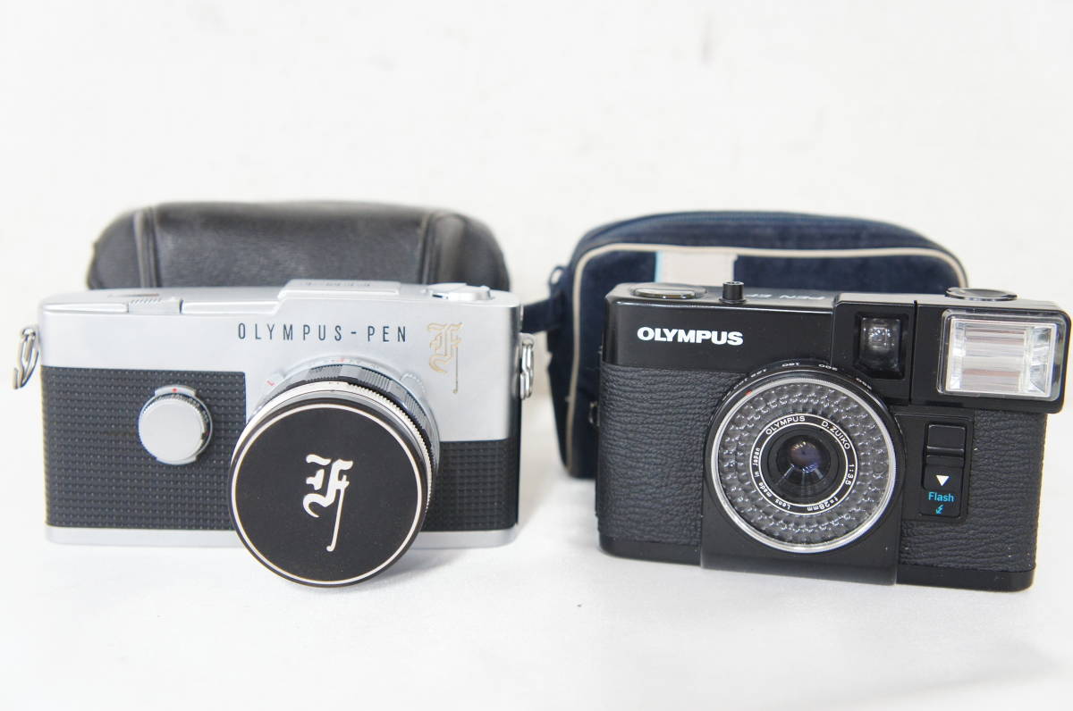 OLYMPUS オリンパス PEN F EF フィルムカメラ G.Zuiko Auto-S F1.4 40mm レンズ まとめてセット 60 060629