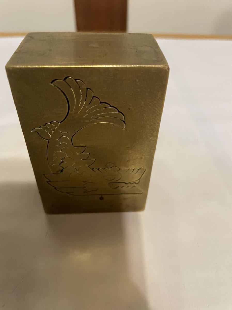 置物 文房具 文鎮 工芸品 装飾品 銅器 銅製 書道具 美術品 茶寵 : 書道