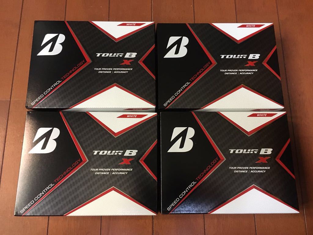 TOUR B X WHITE 4ダース 新品未使用 日本正規品 自宅室内保管 消費税なし BRIDGESTONE ブリヂストン ホワイト