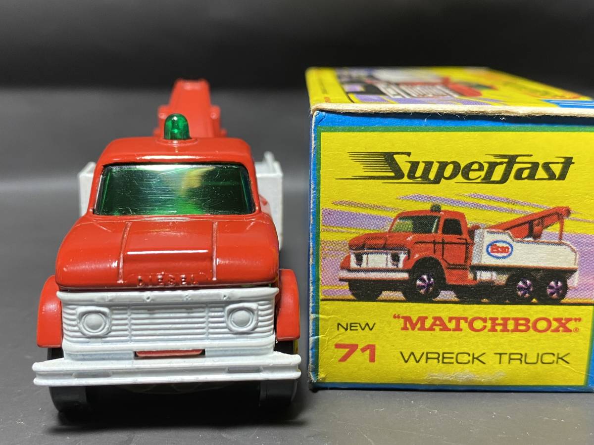 Wreck Matchbox Ford Truck Heavy 0 No. MATCHBOX Lesney No - Vintage