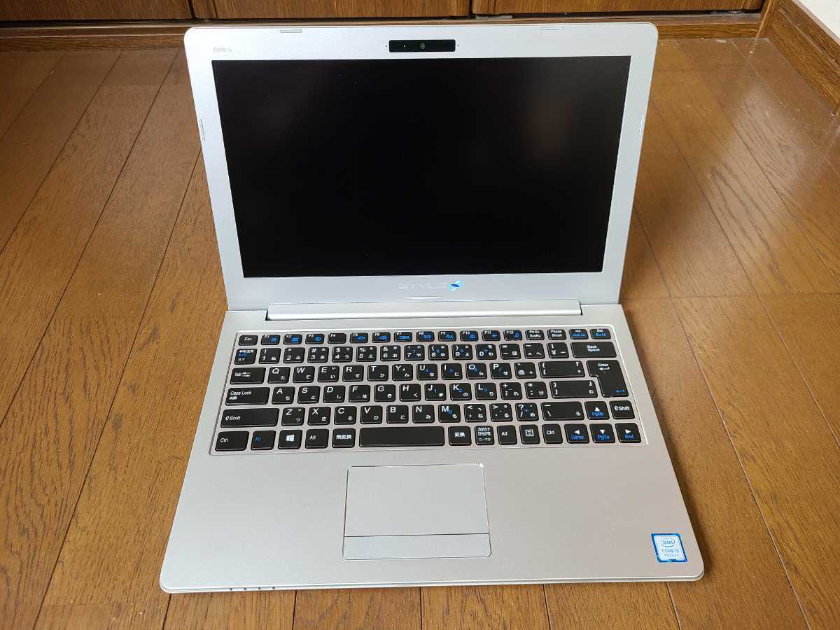 ジャンク品 iiyama ノートパソコン 13.3型 i5-8250U HDDSSD無し メモリ