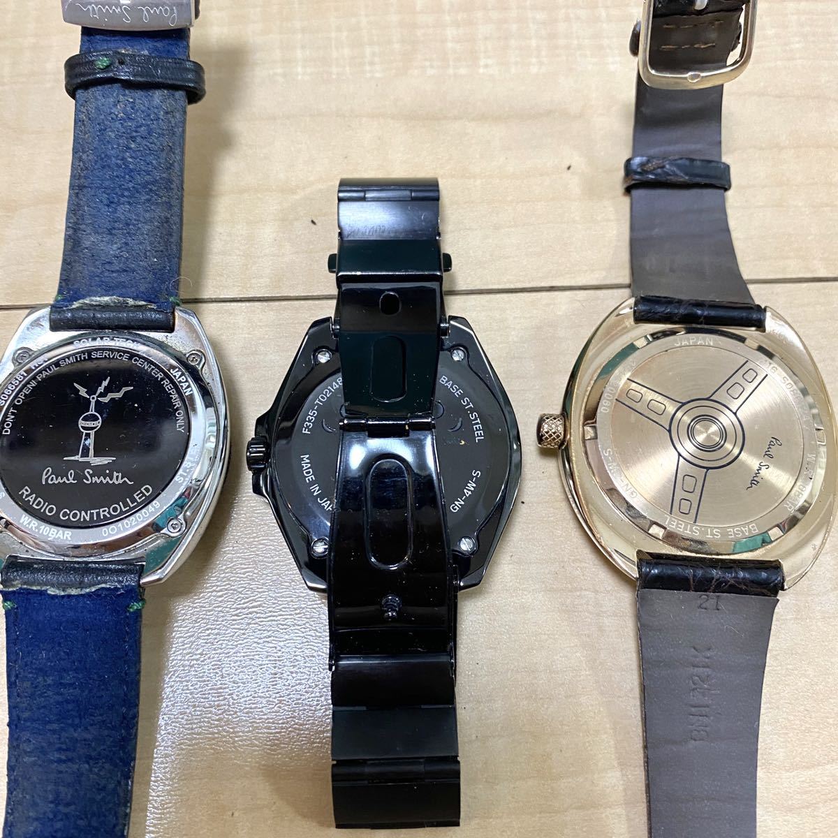 ☆1円スタ☆ Paul Smith ポール・スミス 腕時計 3本セット ファイブ 