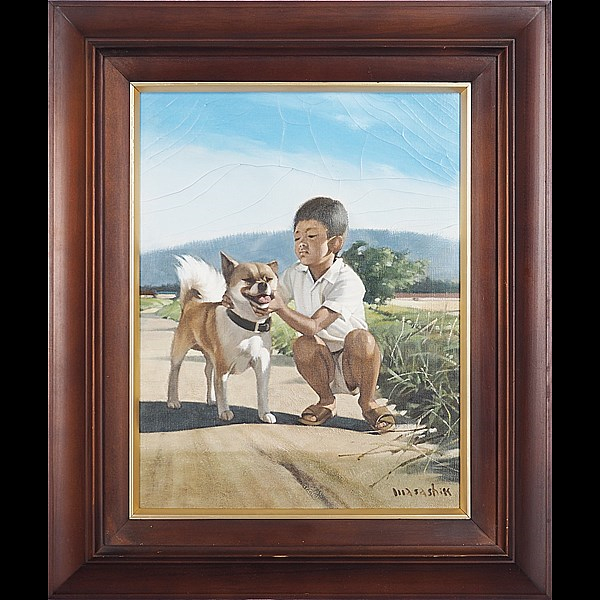 人物画 油絵 高塚省吾 ハバネラ F8 額付き 手描き 肉筆 人物画 油絵