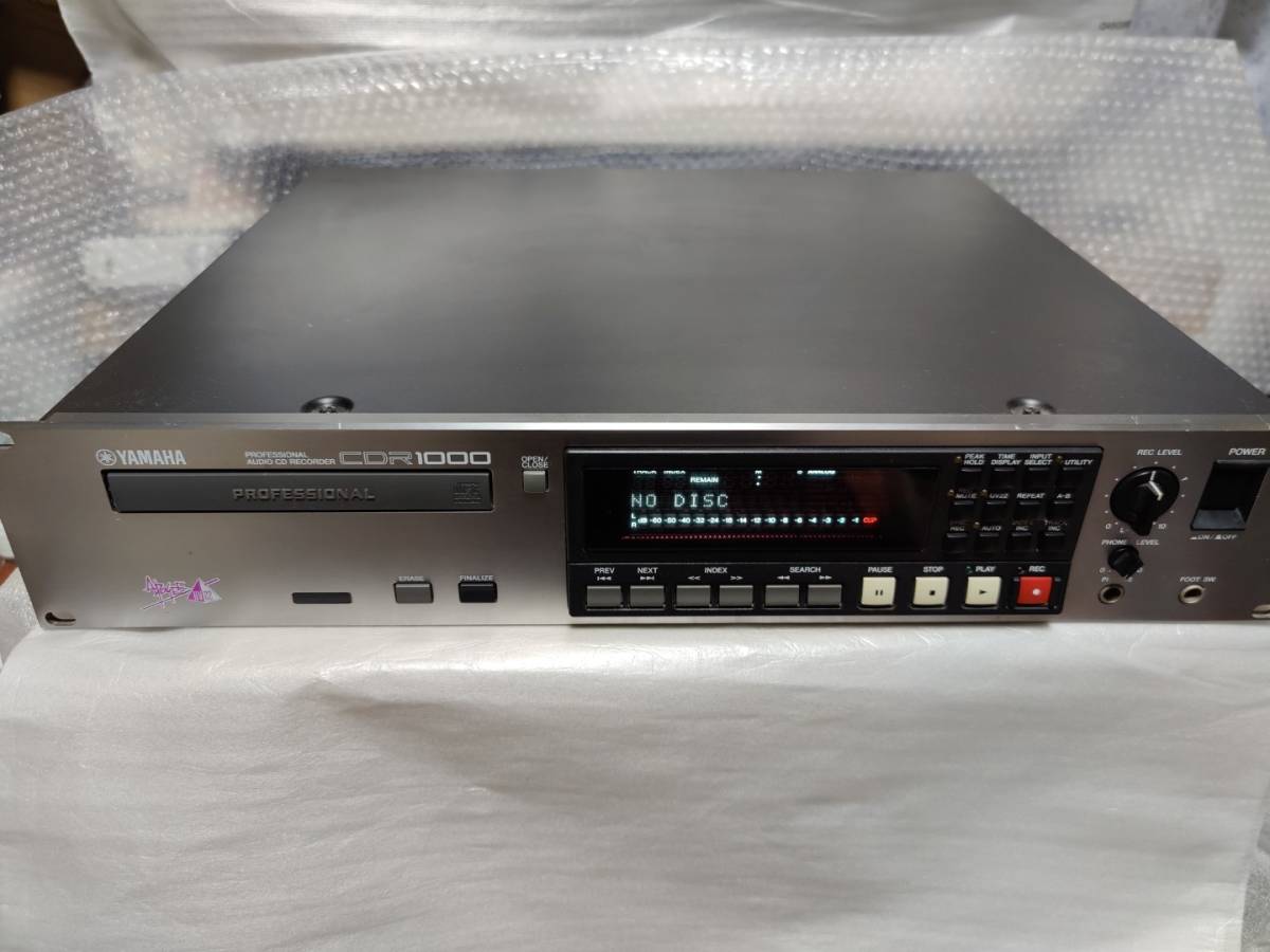 中古 YAMAHA CDR1000 業務用 CDレコーダー リモコン付き ヤマハ 未 