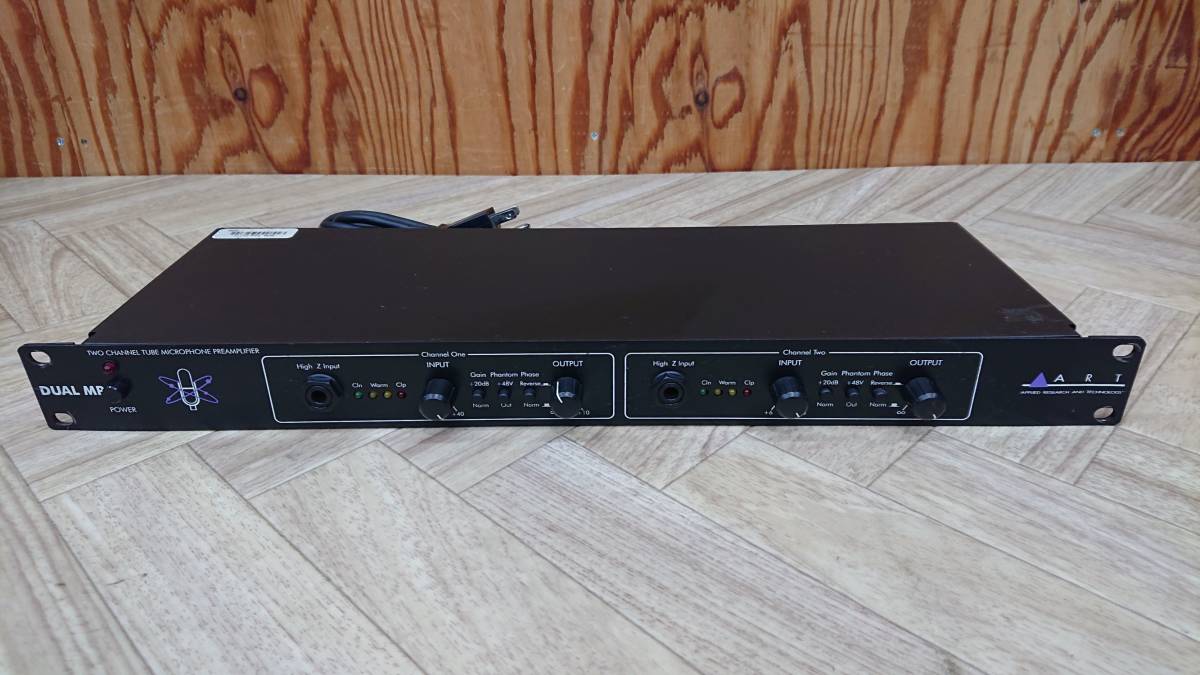 ART 254 DUAL MP チューブマイクプリアンプ ART MP DUAL 2ch 廃版 小型