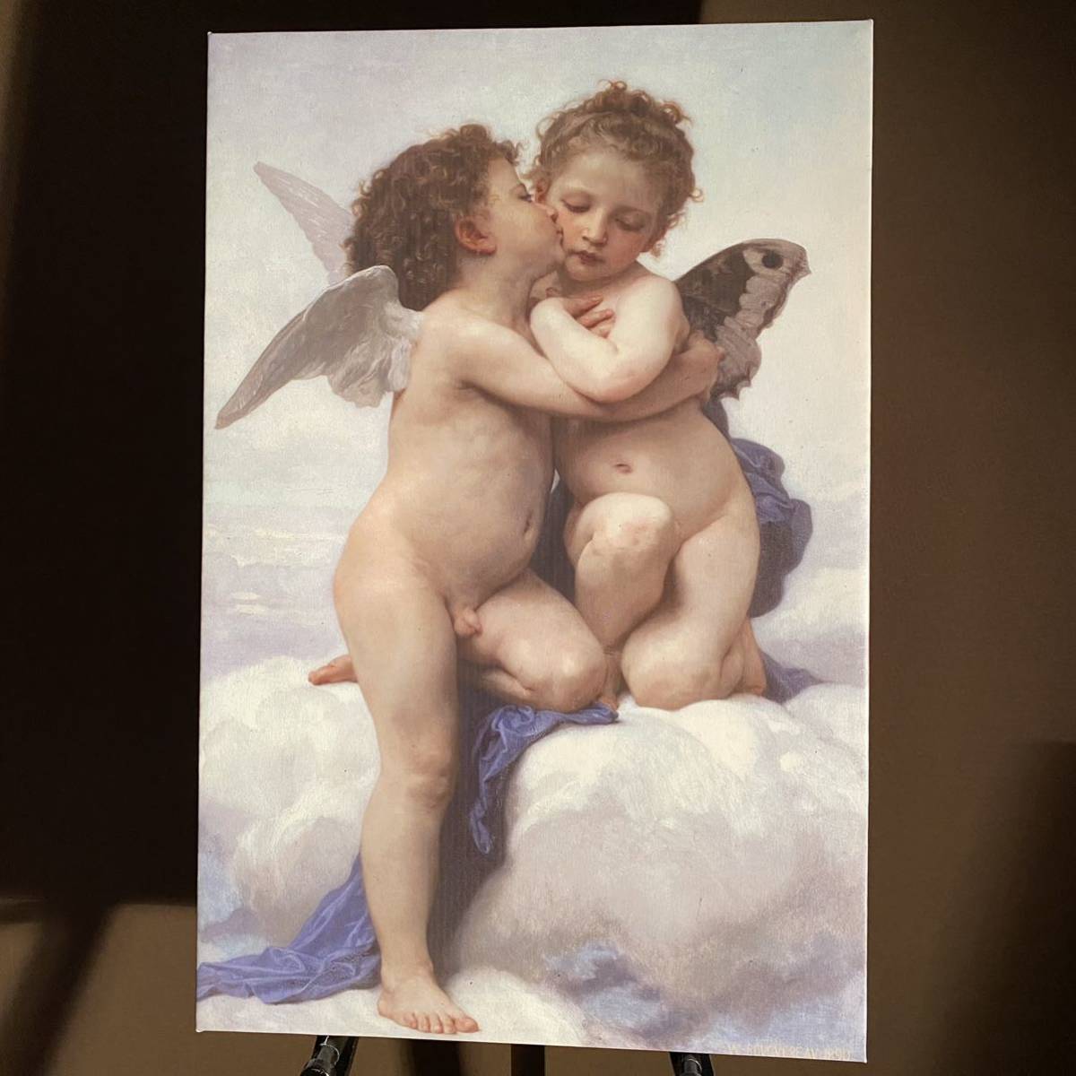 プリントアート ファーストキス ブーグロー 絵画 : インテリア 有名