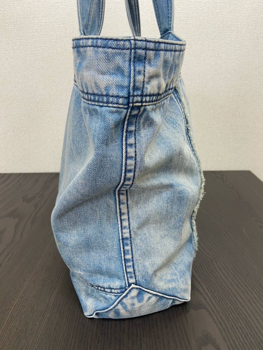 DIESEL ディーゼル デニム ダメージ加工 トートバッグ ショルダー