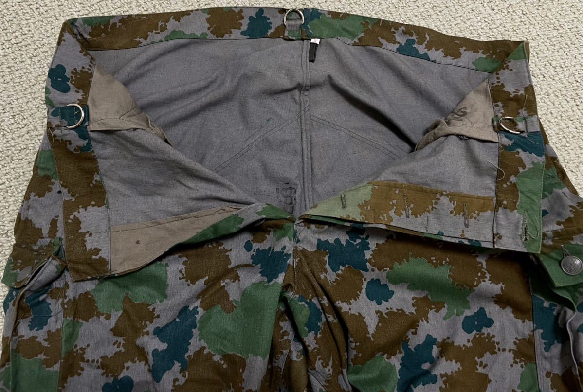 東ドイツ軍 降下猟兵 60's ブルメンターン迷彩 トラウザーズ / 希少
