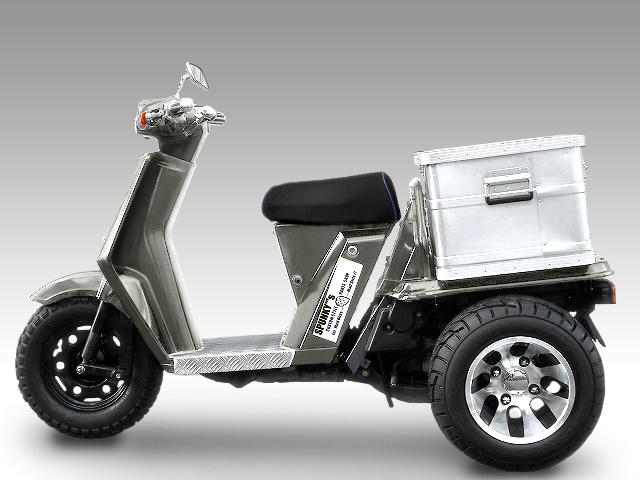 ホンダジャイロに10インチツートンアルミホイール バギータイヤ 10