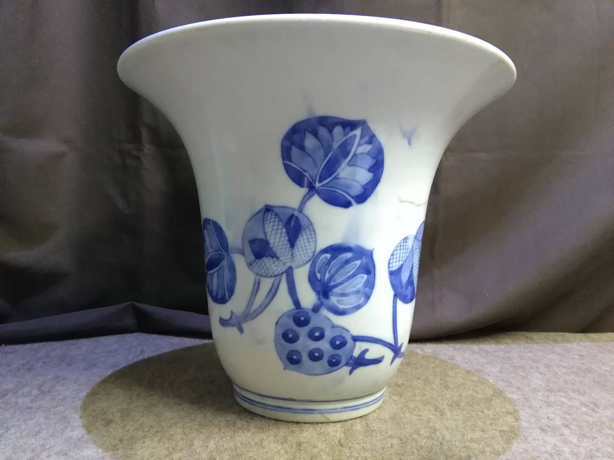 古伊万里 初期伊万里染付草花文大鉢 文化遺産オンライン Kotto – 文様 