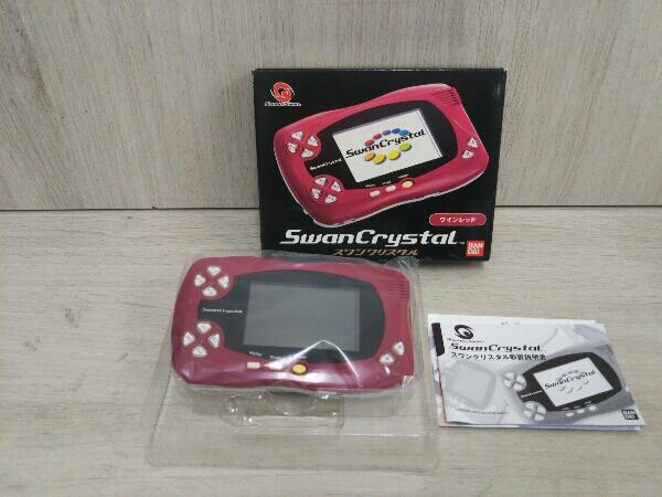 未使用品】WonderSwan スワンクリスタル ワインレッド スワン