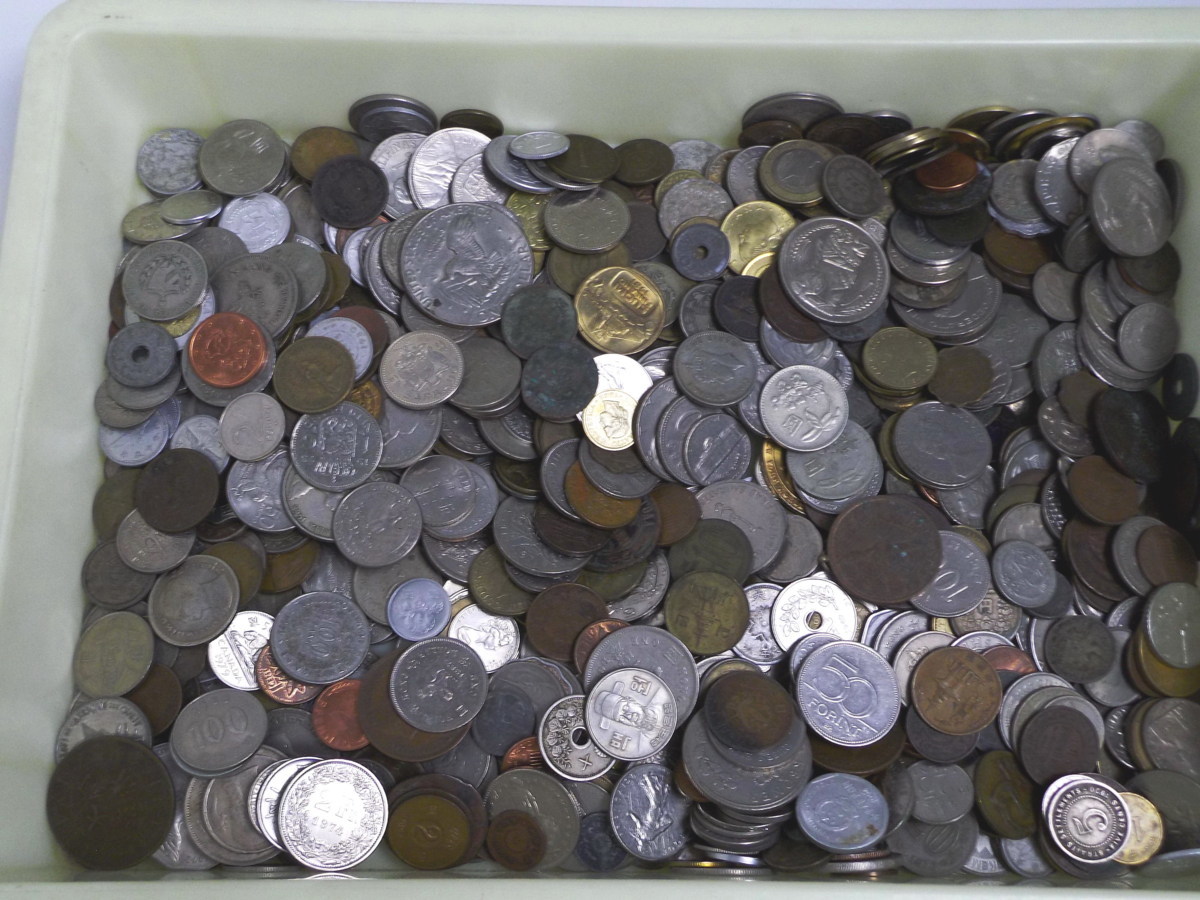 a277 外国コイン 5kg 大量 まとめ売り 世界の硬貨 コレクション 約4kg