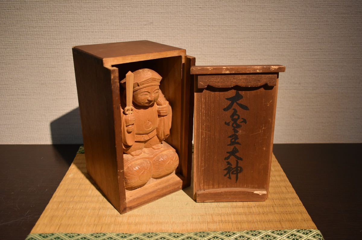 GE】Z1164【コレクター所蔵品】時代 大黒置物 /時代品 骨董品 古美術