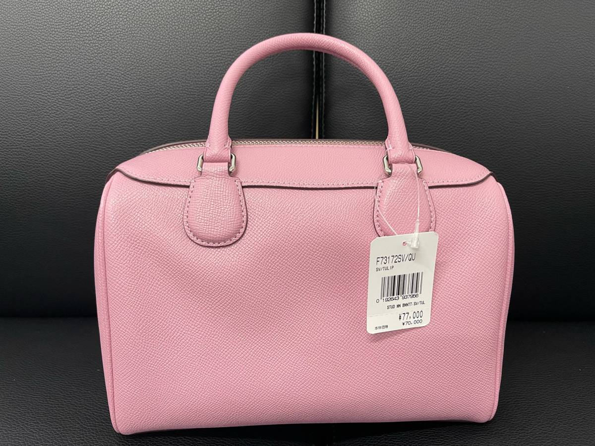 757☆【未使用品】COACH コーチ 2Wayバッグ オーバースタッズ ミニ 