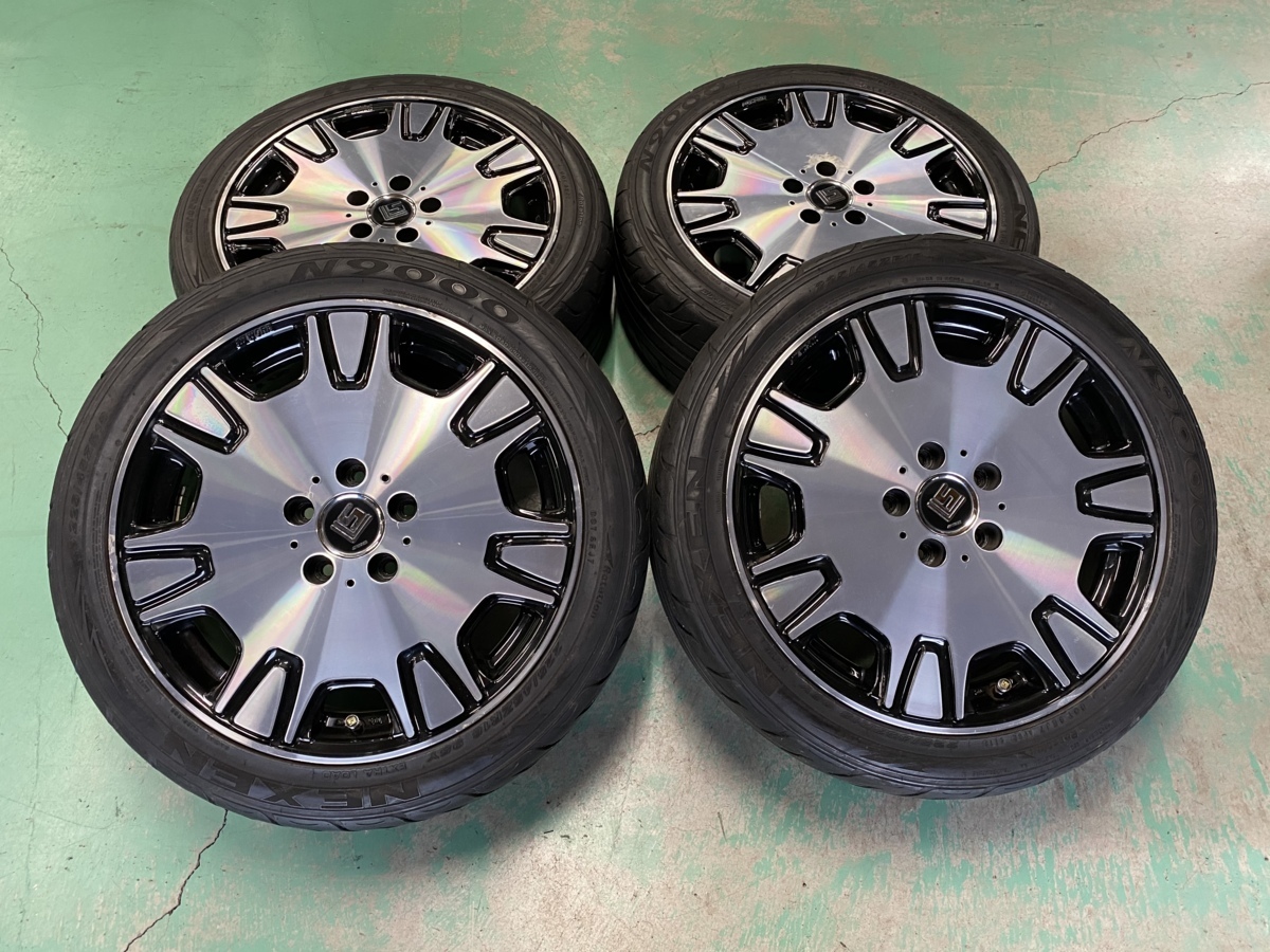 セール，格安 中古SET WORK LS 18インチ 18x7.5J+55 5H PCD114.3 225/
