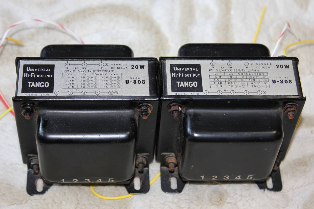 TANGO U 808 トランス 真空管アンプ パーツ、部品