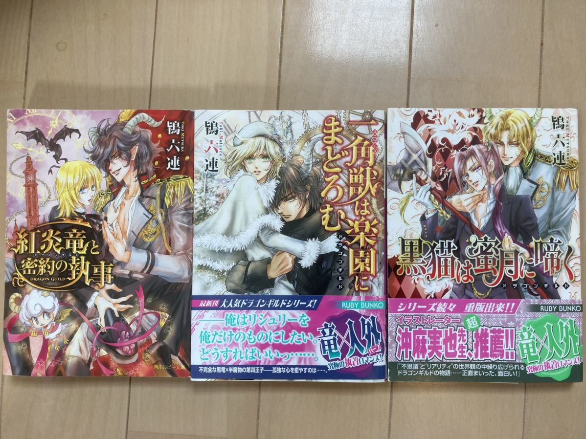 3冊セット 黒猫は蜜月に啼く ドラゴンギルド 鴇六連 沖麻実也 紅炎竜と密約の執事 一角獣は楽園にまどろむ 文庫 売買されたオークション情報 Yahooの商品情報をアーカイブ公開 オークファン Aucfan Com